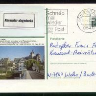 Bund Bildpostkarten BPK Mi. Nr. P 139 w4/51 Diez an der Lahn o <