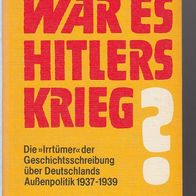Klüver, Max: War es Hitlers Krieg?