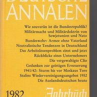 Gert Sudholt: Deutsche Annalen 1982: Jahrbuch des Nationalgeschehens