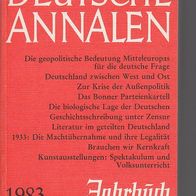 Gert Sudholt: Deutsche Annalen 1983: Jahrbuch des Nationalgeschehens