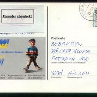 Bund Bildpostkarten BPK Mi. Nr. P 156 1997/4 terre des hommes , Hilfsorganisation o <