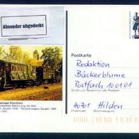 Bund Bildpostkarten BPK Mi. Nr. P 158 1998/4 Trossingen - Eisenbahn o <