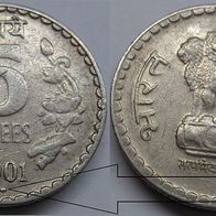 Indien 5 Rupees 2001 (Noida) ## S12