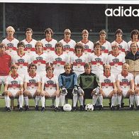 Adidas Mannschaftsbild VFB Stuttgart Saison 1982