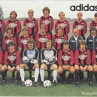 Adidas Mannschaftsbild Eintracht Frankfurt Saison 1983