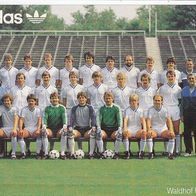 Adidas Mannschaftsbild Waldhof Mannheim Saison 1984