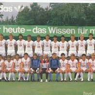 Adidas Mannschaftsbild Bayer Leverkusen Saison 1984