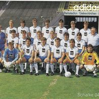 Adidas Mannschaftsbild FC Schalke 04 Saison 1987/88
