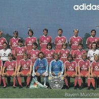 Adidas Mannschaftsbild Bayern München Saison 1987/88