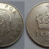 Norwegen 1 Krone 1985 ## Be3