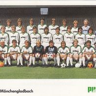 Puma Mannschaftsbild Borussia Möchengladbach Saison 1983/84