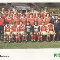 Puma Mannschaftsbild Kickers Offenbach Saison 1983/84
