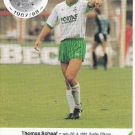Portas Thomas Schaaf Werder Bremen Saison 1987/88