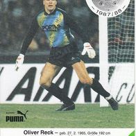 Portas Oliver Reck Werder Bremen Saison 1987/88
