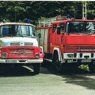 Feuerwehrfahrzeug Mercedes und Magirus Deutz - Schmuckblatt 27.1