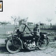 Motorrad Oldtimer - Schmuckblatt 3.1