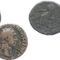 ANTIKE Römische Kaiserzeit 2 Asse Bronze 2. Jh.