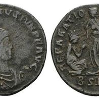 Röm. Kaiserzeit Bronzemünze 4,48 g "VALENTINIANUS II. (375-392)"