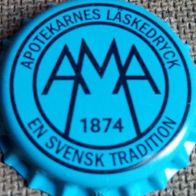 Apotekarnes soda limo Limonade Kronkorken in blau aus Schweden neu 2016 unbenutzt