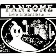Bieretikett Kleinbrauerei Prignon Fantome Soy Region Wallonien Belgien