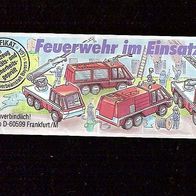 Ü - Ei Beipackzettel Feuerwehr im Einsatz 623 709