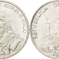 San Marino Silber 1 000 Lire 1980 "1500. Geburtstag des Hl. Marinus von Nursia"