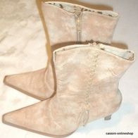 Stiefelette beige