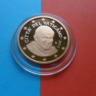 Vatikan 2013 5 Cent PP in Org. Münzkapsel nur 11 000 Stück