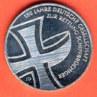 Deutschland 10 Euro 150 Jahre Deutsche Gesellschaft zur Rettung Schiffbrüchiger 2015