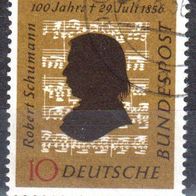 Bund 1956 Mi. 234 Todestag von Robert Schumann gestempelt (8461)