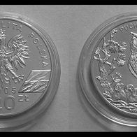 Polen Silber PP/ Proof 20 Zlotych 2005 Tierwelt "UHU (Bubo bubo - Strigidae)"