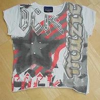 Niedliches T-Shirt mit Sternen und Glitzer Gr. 152
