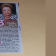 Mary Higgins Clark Bericht Clippings Sammlung #272