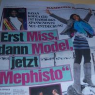 Dayan Kodua Miss 2001 Bericht Clippings Sammlung #287