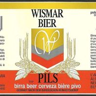 Bieretikett "Wismar Bier" Microbrewery Fco. Vismara Bulgarograsso-Como Italien