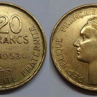 Frankreich 20 Francs 1953 ## Kof6