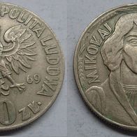Polen 10 Zlotych 1969 (Mikolaj Kopernik) ## B2