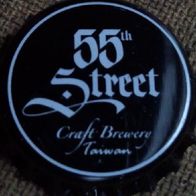 55th Street Craft Brewery TAIWAN 2016 Micro-Brauerei Bier Kronkorken neu in unbenutzt