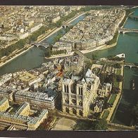AK - Luftbild von Paris ungelaufen (172)