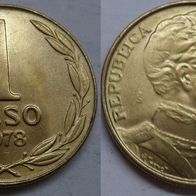 Chile 1 Peso 1978 ## S18