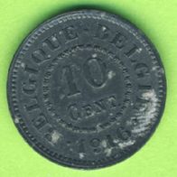 Belgien 10 Cent 1916 Belgique - Belgie