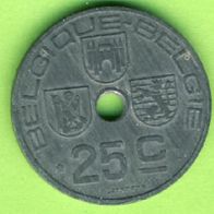 Belgien 25 Centimes 1946 Belgique - Belgie