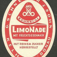 ALT ! Getränke-Etikett SCHNEI-LI Brauerei Schneider & Sohn Kelheim/ Donau