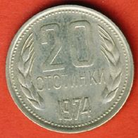 Bulgarien 20 Stotinki 1974