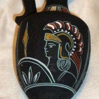 Vase schwarz bemalt