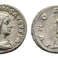 Römisches Kaiserreich Silber Denar 2,62 g "Julia Soaemias" (gest. 222)"