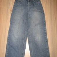 coole Worker - Jeans ESPRIT Gr. 134/140 mit Makel - kurzbar ?? (0116)