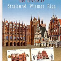 Bund Mi 2614 - 2615 Schmuckblatt zur UNESCO Stralsund - Wismar - Riga 338