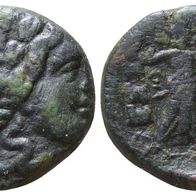 Griechenland Antike Bronze 18 mm, 7,65 g Thessalian League ATHENA Apollo Lanze