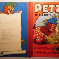 Rarität !! Bilderbuch "Petzi bei der Ernte" 1. Auflage 50/60 Jahre , sehr schön.